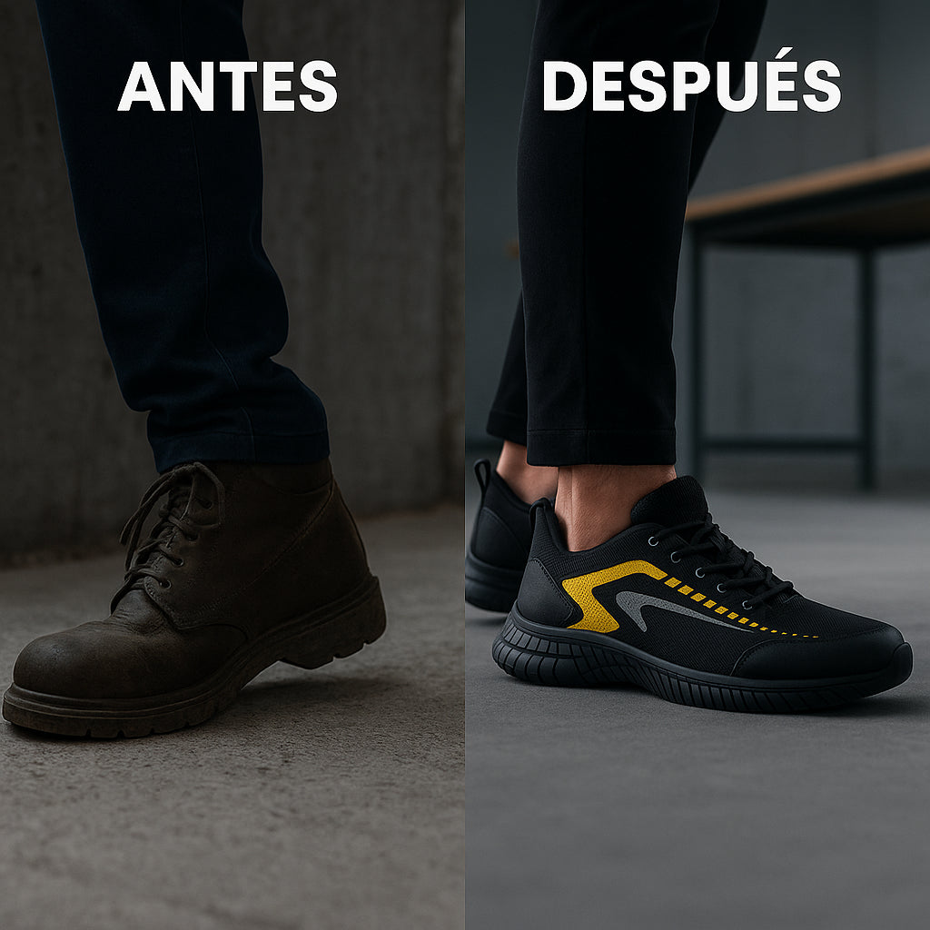 Tenis de Seguridad punta de acero Ultraligeros + Pack Premium