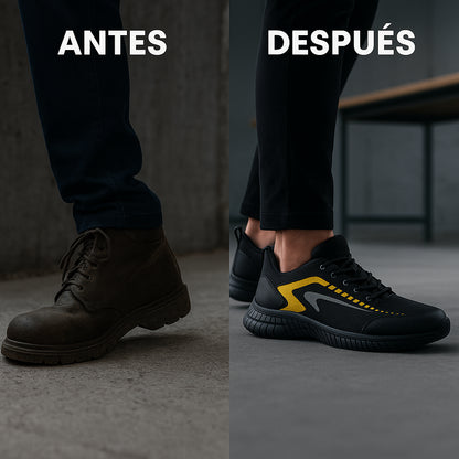 Tenis de Seguridad punta de acero Ultraligeros + Pack Premium