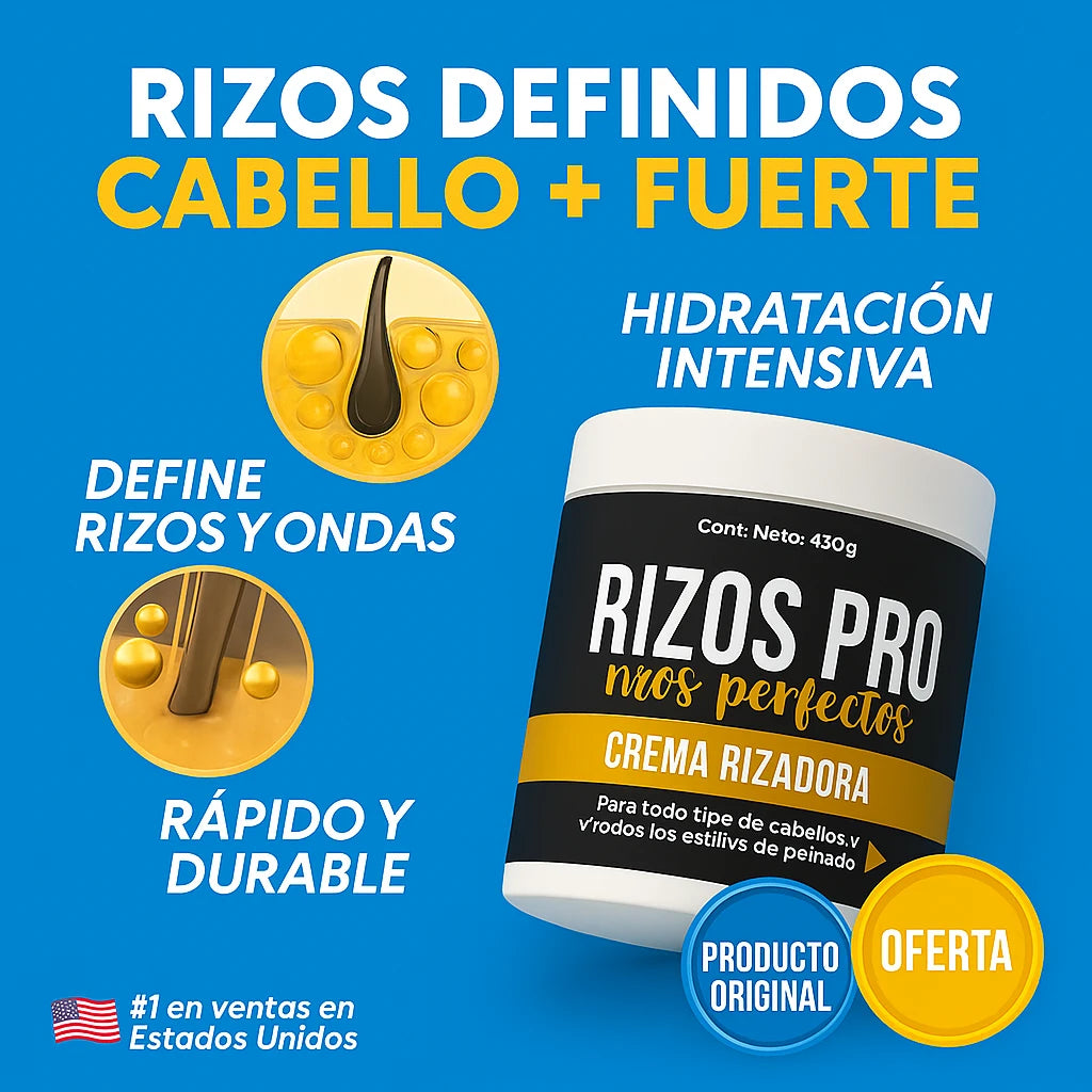 Rizos Pro™ 2x1 - Rizos con forma y movimiento en minutos