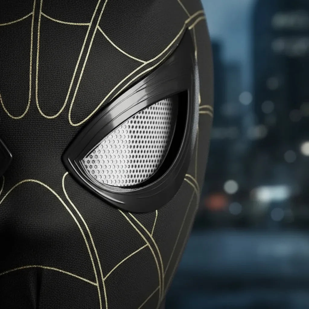 Mascara SpiderGear™ con ojos movibles mecanicamente diseño realista para brillar en cualquier lugar + BONO EXCLUSIVO