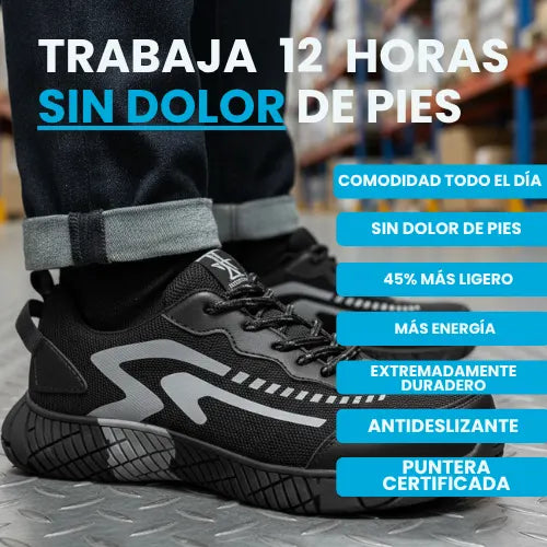 Tenis de Seguridad punta de acero Ultraligeros + Pack Premium