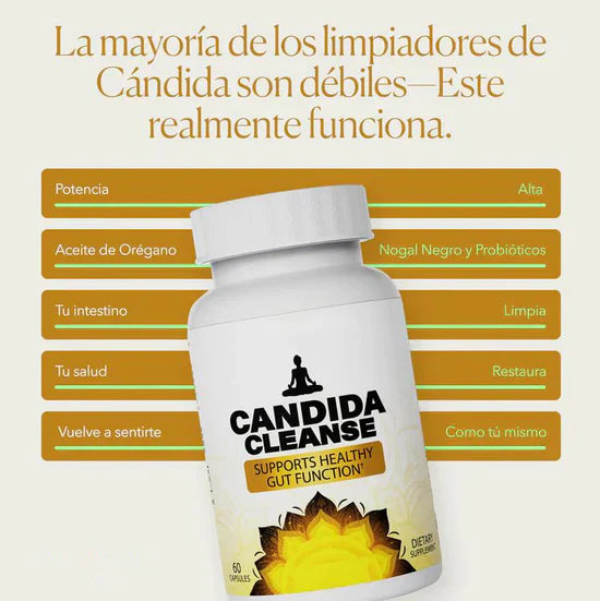 Candida Cleanse® Orgánico – Equilibrio intestinal y vitalidad natural + EBOOK GRATIS