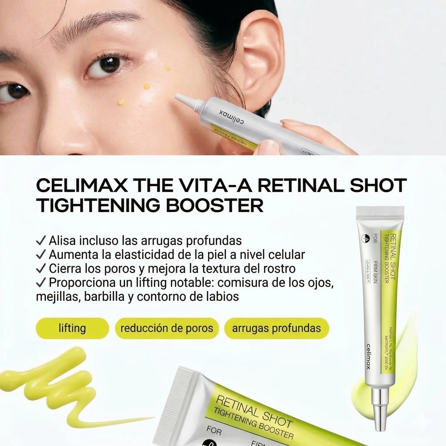 Celimax Retinal Shot Booster - El Secreto Coreano para una Piel Firme