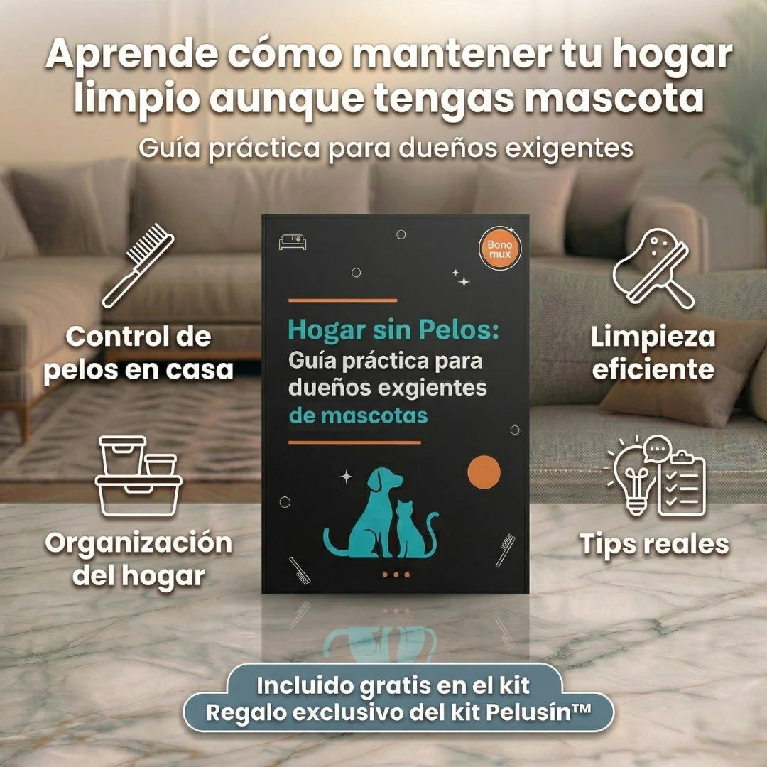 Kit Premium Pelusin™ El quita pelos que sí funciona + EBOOK GRATIS